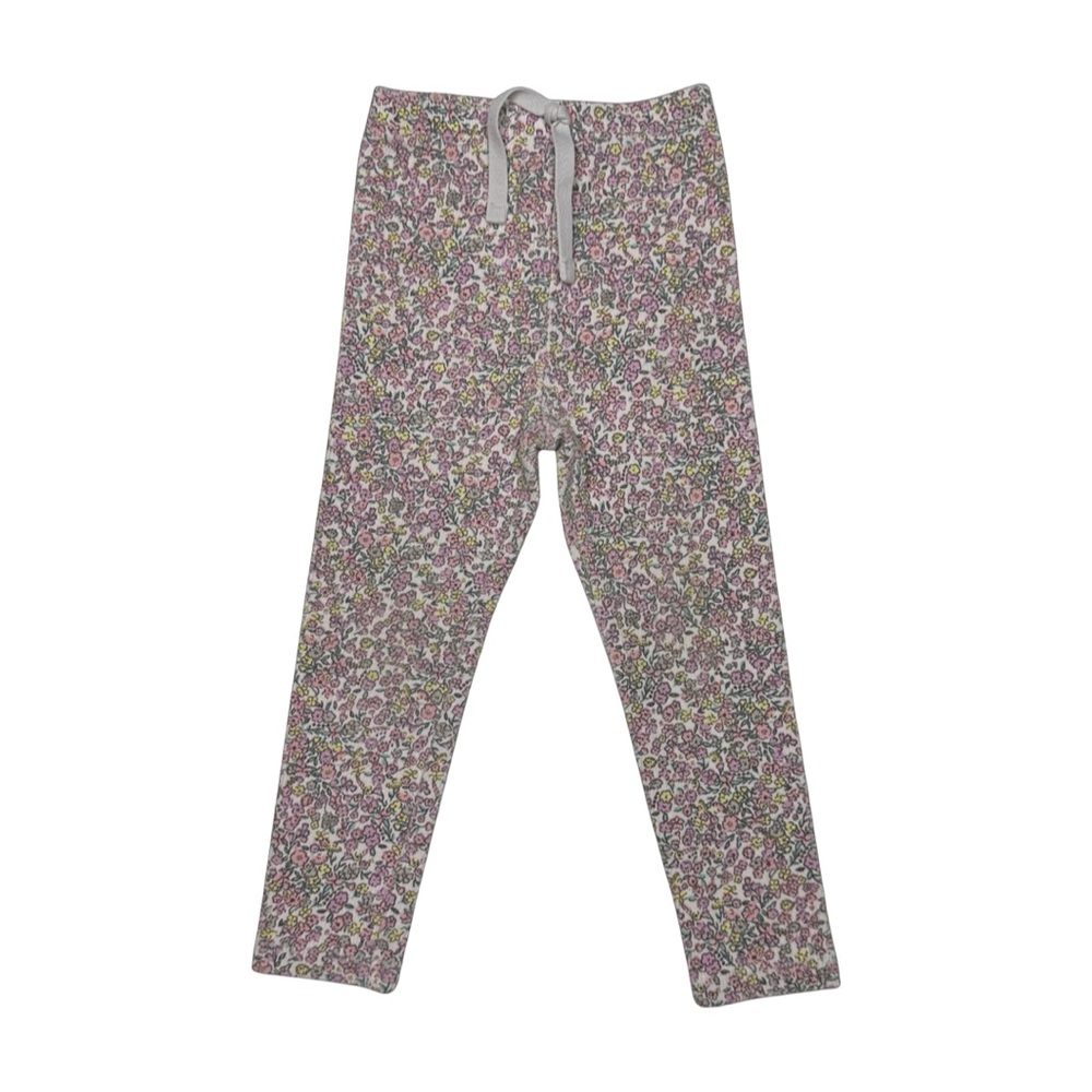 Zara Floral Ribbed Leggings